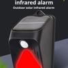 Solar Powered Solar Alarm Light Waterproof Motion Sensor Alarm  Garden Protection