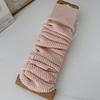 Soft Skin-Friendly Sweat-absorbent Knitted Leg Warmers White Leg Guards Korean Ins Style Foot Covers College JK Slouch Socks