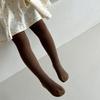 Girls' Pantyhose Children's Leggings Solid Color Vertical Striped Kids Pantyhose