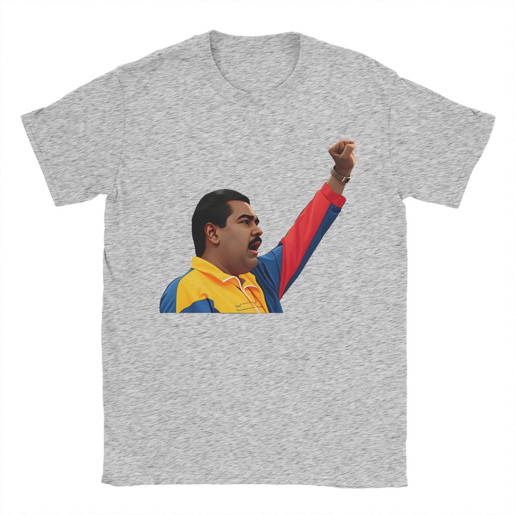 Mens Tshirt Venezuela Captures Scene Maduro 2026 Summer Luxury Fashion Retro Cotton Tshirt Round Neck Printed Street Wear Y2K