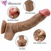Velké dildo pro ženy Sexuální hračky Hračka pro dospělé Penis Realistické Dick Žena Erotická tekutá silikonová sexuální hračka