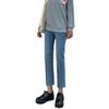 High Stretch Jeans for Women Autumn and Winter Slim Fit High Waist Straight Leg Jeans