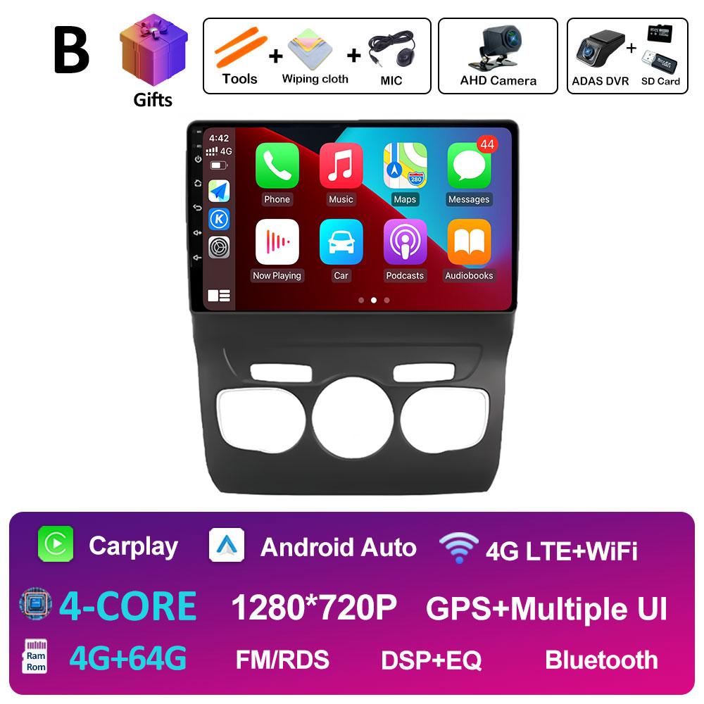 For Citroen C4 C4L DS4 2012 2013 2014 2015 2016 2017 Navigation GPS DSP Stereo Autoradio Car Radio Player QLED IPS Screen WIFI