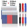43 STK Gelstifte & Nachfüllungen Set Schreibwaren Kawaii Kugelschreiber Schwarz/Rot/Blau Tinte 0,5 mm blauer Kugelschreiber Büro Schulbedarf