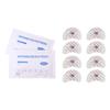 50PCS Each Bag 2439 White Foam Disposable ECG Electrode Pads Medical Patch ECG EKG Accessories For Pediatric Patient Size