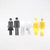 Wc Door Washroom Sign Women Symbol Hotel Restaurant Signage Toilet Sticker Signboard Toilet Symbol