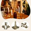 Candle Holder Ornament, Lightweight, Sturdy, Candlestick Holder, Candle Stand, Home Decoration for Dining Room Living Room