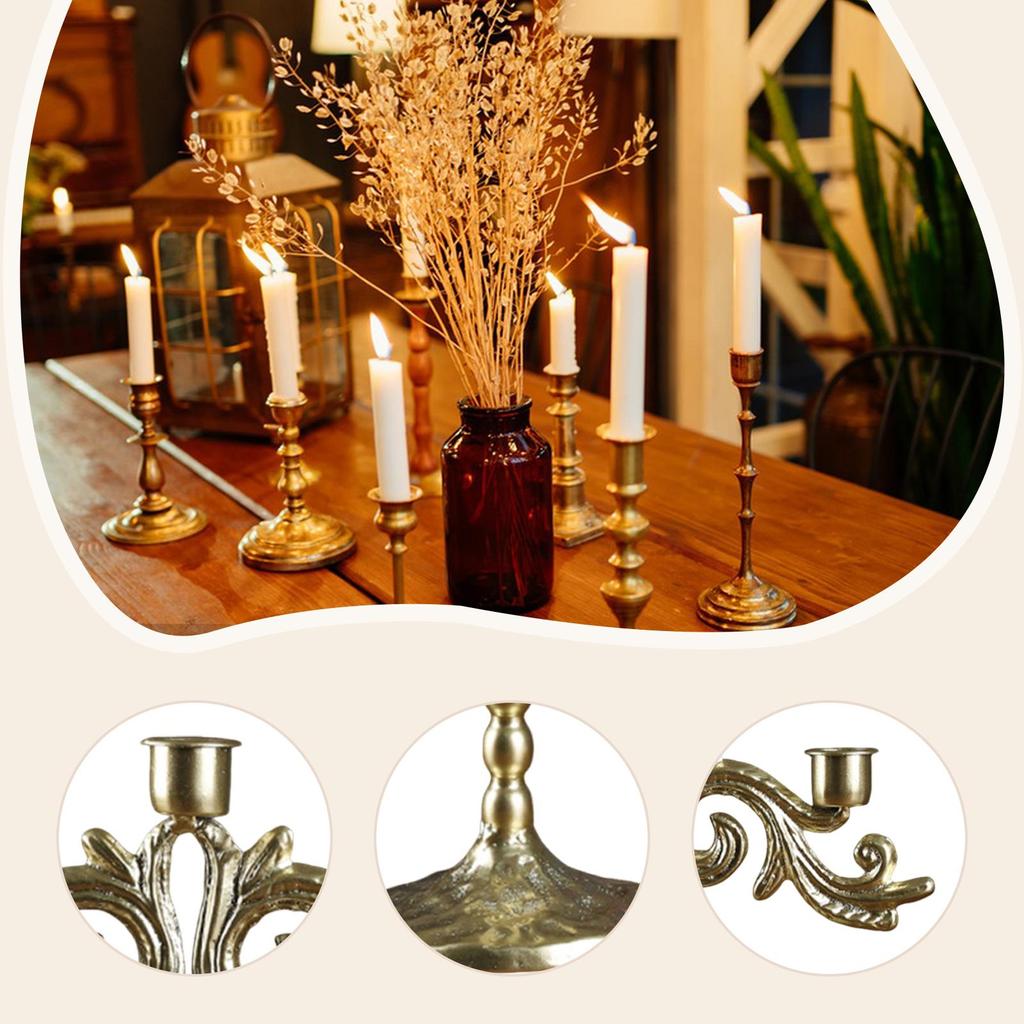 Candle Holder Ornament, Lightweight, Sturdy, Candlestick Holder, Candle Stand, Home Decoration for Dining Room Living Room