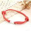 Infinite Love String Bracelet For Couple 6 Colors Available Stainless Steel Metal 3mm Milan Thread Valentine Day Accessories