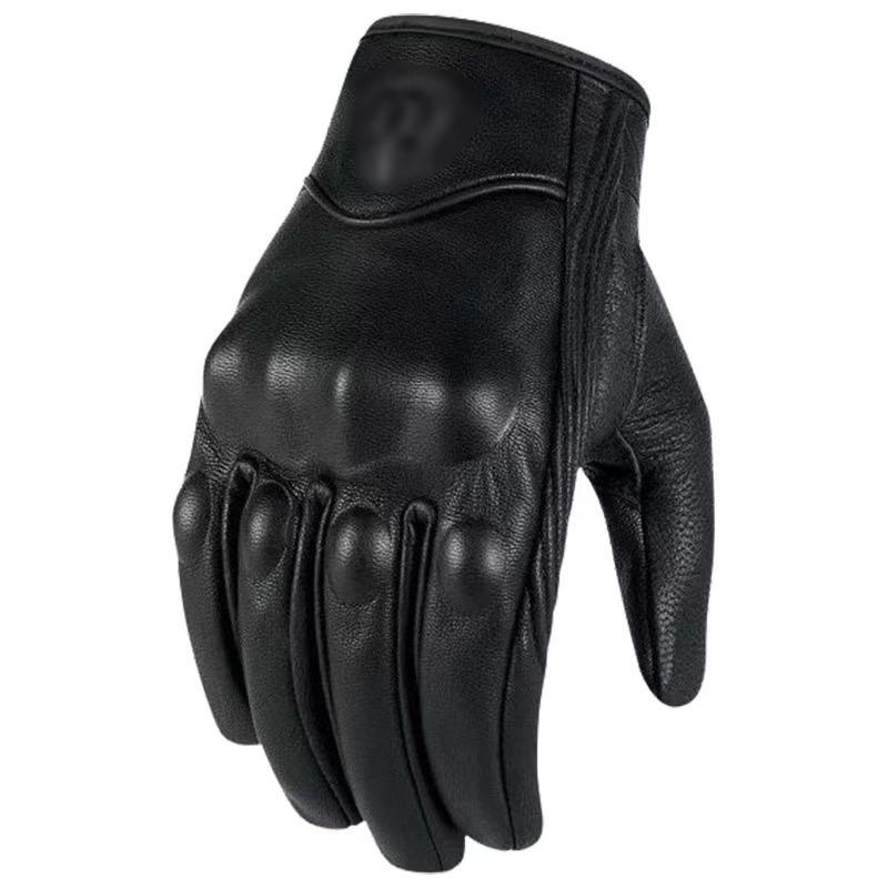 New motorcycle gloves knight sheepskin gloves outdoor off-road racing locomotive gloves S