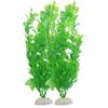Kunststoff-Aquariendekorationen Grün Künstliche Kunststoffpflanze Gras für Aquarium Aquarium Ornament Dekor Haustierfischzubehör