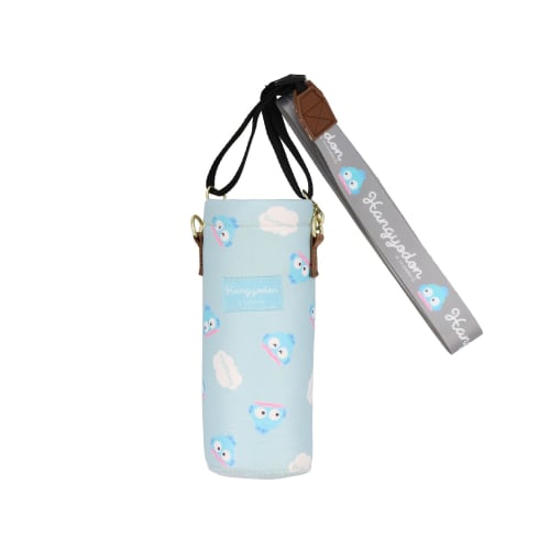 Shobido Sanrio Characters 2-Way Bottle Cover (Hangyodon SA21995) for Stainless Steel Bottles and Plastic Bottles with Strap Function