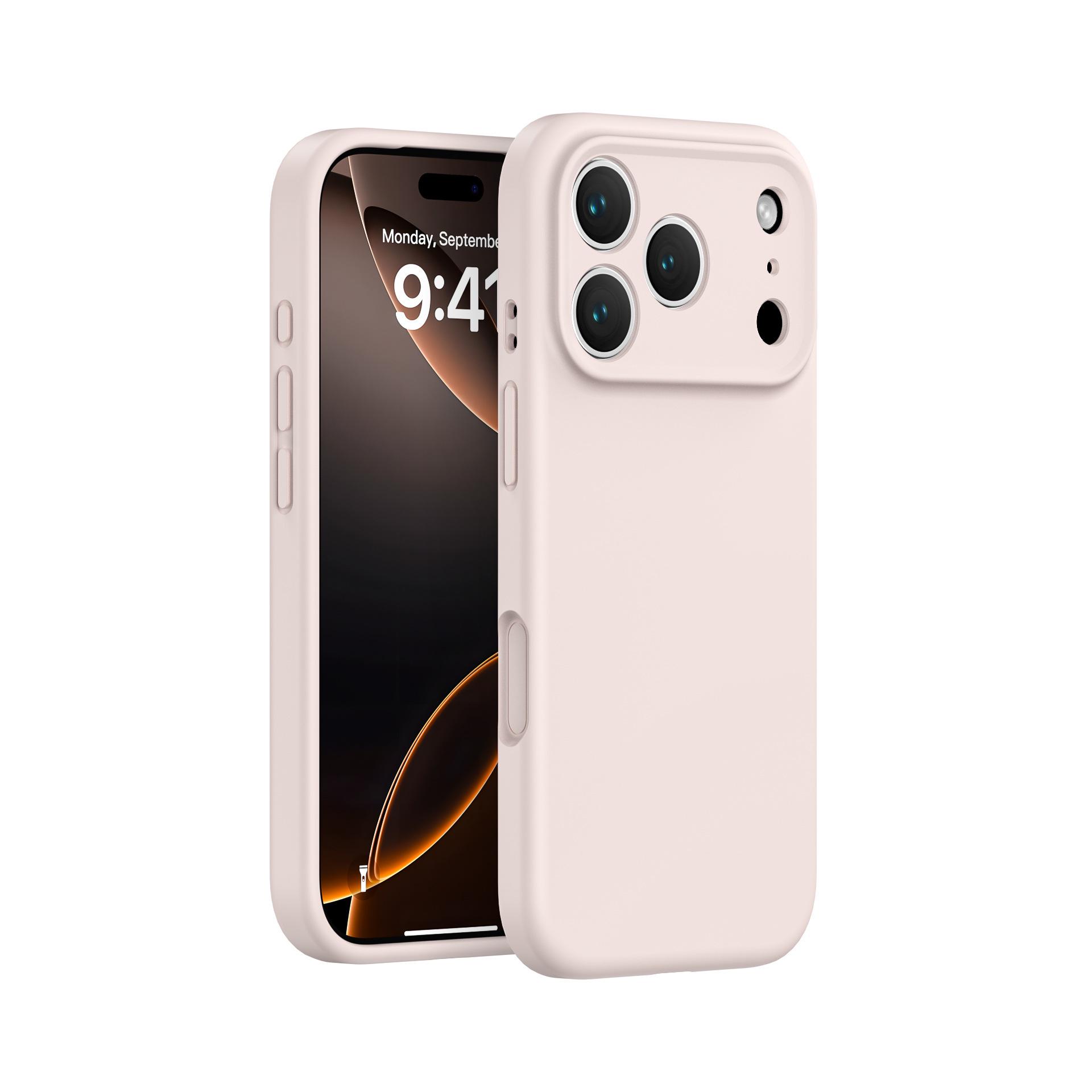 

iPhone 17 Pro Max Liquid Silicone Case with AI Button & Precision Fit - Full Coverage Protection 16 Pro Max