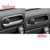 Carbon Fiber Car Interior Door Handle Cover Trim Set For Mazda MX-5 NC 2009-2015
