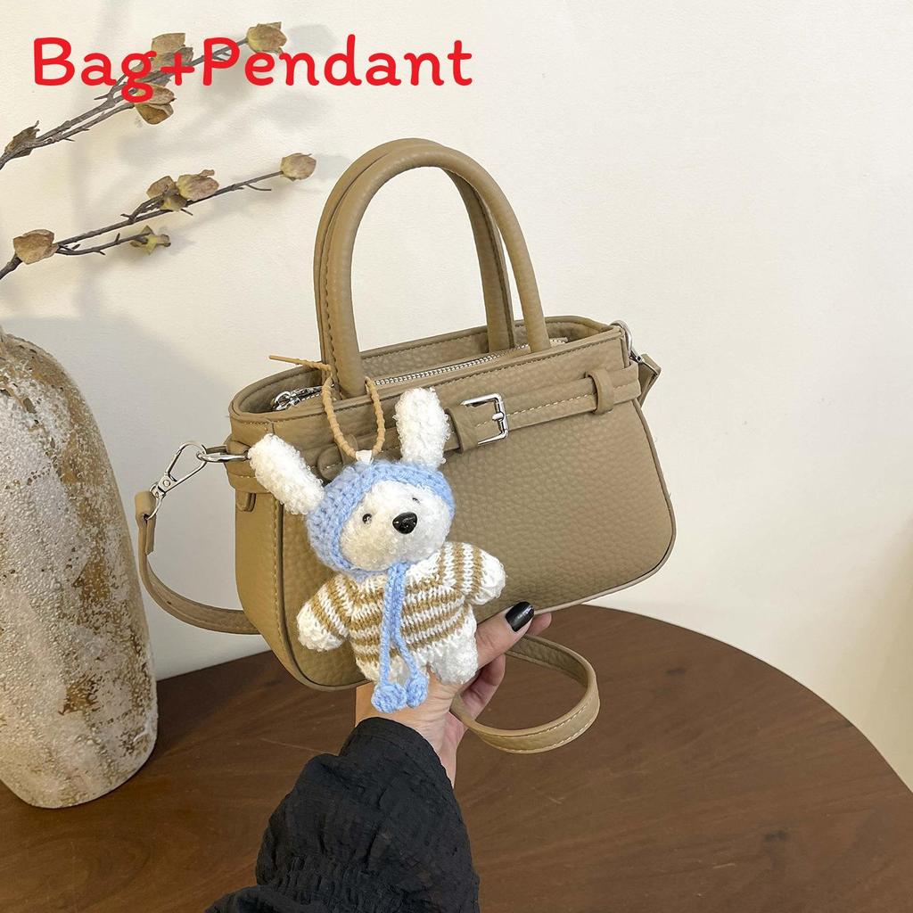 Fashionable Pu Square Crossbody Bag With Soft Structure And Inner Card Holder For Daily Wear
