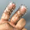 2PCS Finger Reusable Condoms Sex Toys For Woman Clitoris Stimulator Penis Sleeve Condom Vagina Masturbation Toys