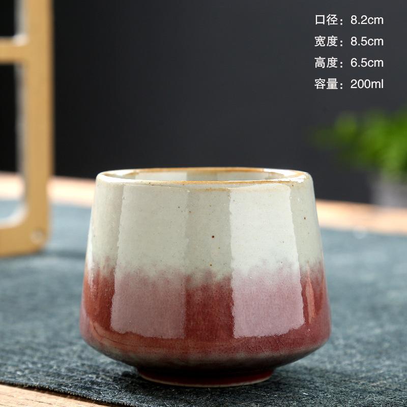 Ceramic Cup, Retro Coarse Pottery Coffee Cup, Personal Home Drinking Water, Single Cup, Siege Stove Tea Cup