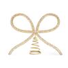 Gold Bow Tree Topper Christmas Tree Topper Elegant Rhinestone Bow Tree Topper for Xmas Holiday Decor Gold for Christmas for Home
