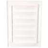 Ventilation Grille - KOTARBAU - 140x210 Mm - White - Lockable Slats - Wall Mounting