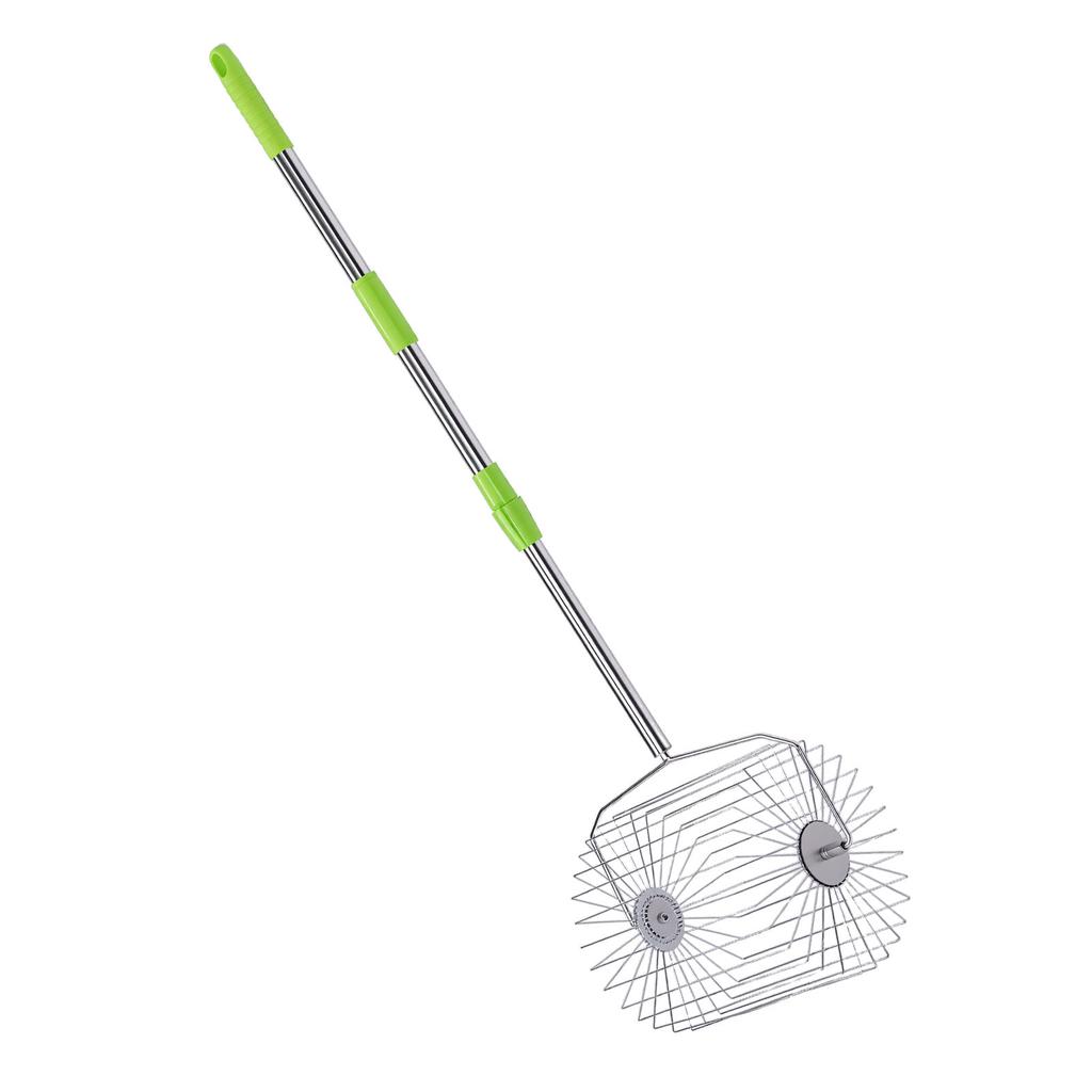 Tennis   Collector Roller Quick Rolling Picker Stainless Steel Multifunction Fruit Collector Garden Tool