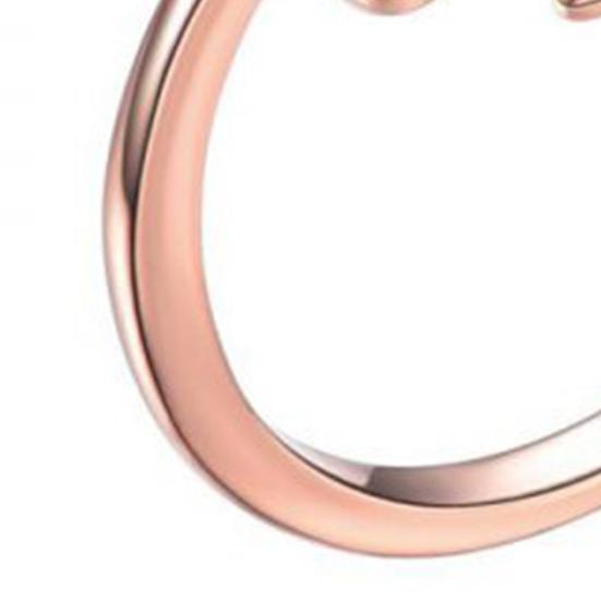 Kvinner Circlet Red Rose Åpningsblad Justerbar Kvinner Ring for Valentinsdag