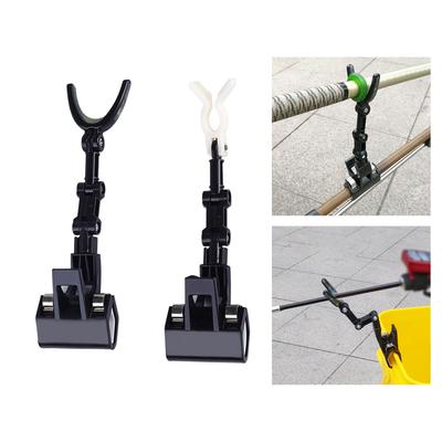Fishing Rod Rest Head 360 Degree Rotations Rod Stand for Fishing Bridge Raft Fishing Rod Holder Fishing Rod Tackle Rack