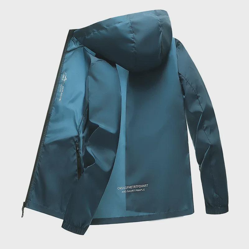 Men's Summer Ice Silk Sun Protection Jacket - Lightweight, Breathable, Long Sleeve for Fishing & Outdoor Activities