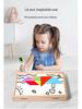 Children's Wooden Magnetic Counting Sticks & Drawing Board - Multifunctional Number Learning Toy