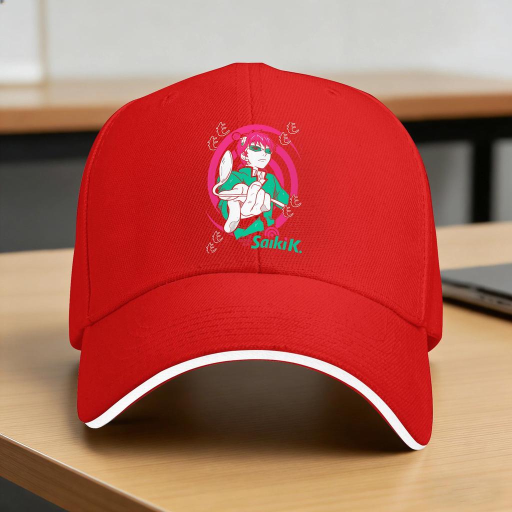 Saiki K Kusuo No Psi Nan Baseball Cap Running Hippie Hip Hop Hats Unisex Men Casual Design Snapback Cap