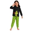 Children's  Boys And Girls Thin Two-piece  Long-sleeved Pants Two-piece