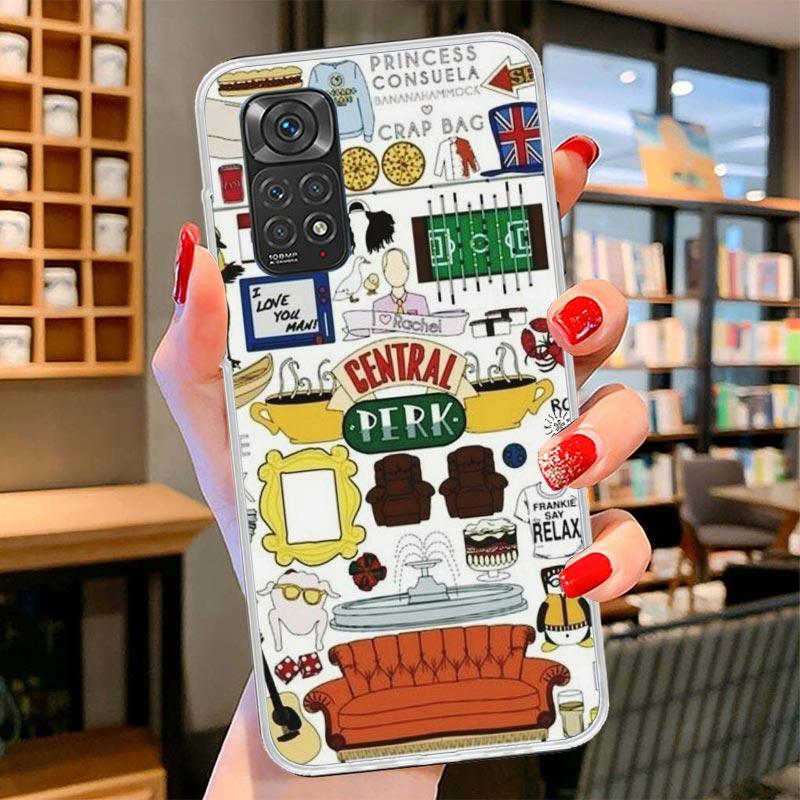 Friends Tv Show Funny Family Cover Phone Case For Xiaomi Redmi Note 15 14 13 12 11 10 Pro Plus 14S 12S 11S 11T 11E 10S Soft Fund