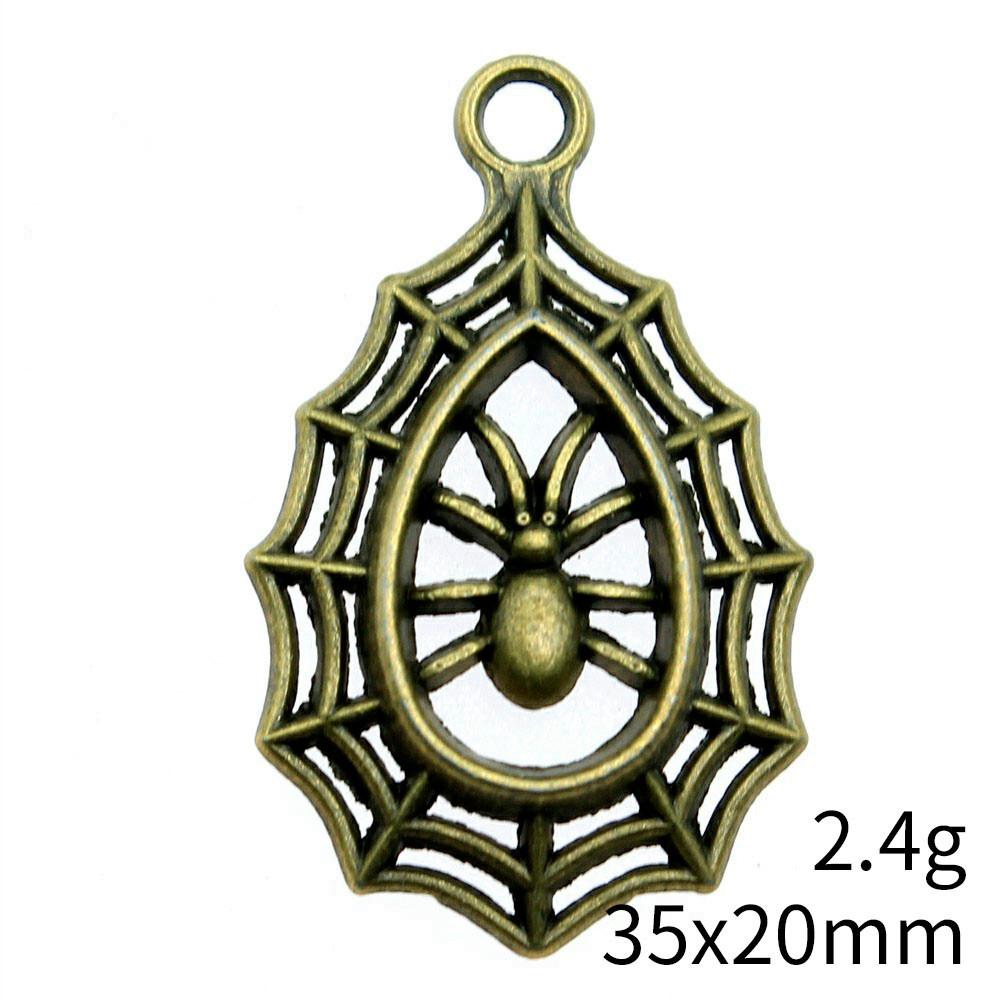 Valentýnský náramek s přívěsky Italský přívěsek s přívěsky pavouka a netopýra Publikum Mužský přívěsek