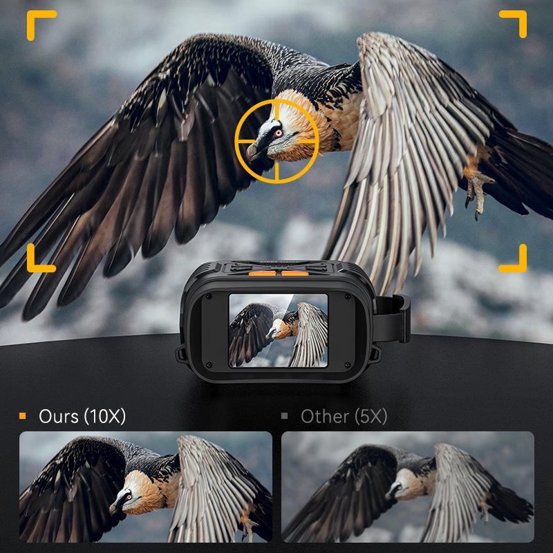 2024 Ultra HD 10x Infrared Binoculars: 7-Level, 2.8-inch IPS Day & Night Vision