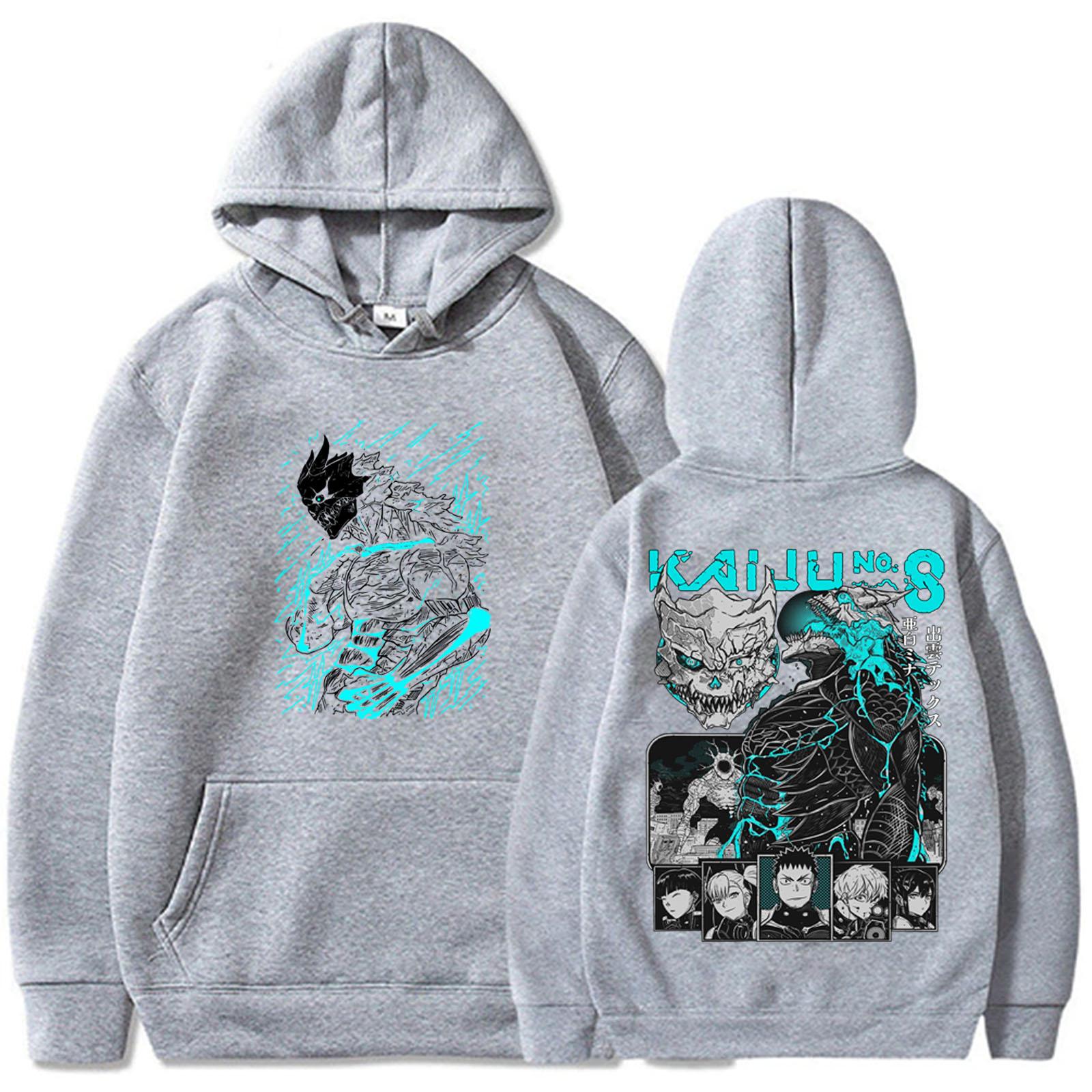 

Kaiju No 8 Hoodie Anime Unisex Hoodie Harajuku Long Sleeve Sweatshirt Gift For Him 3XL