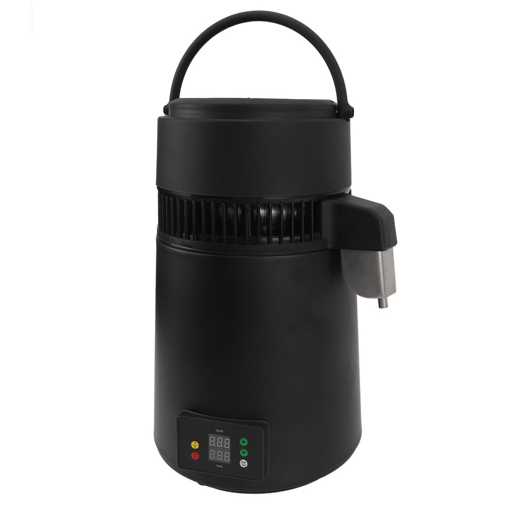 4L Water Distiller 750W Automatic Distilled Water Maker Distilling Machine with Blue Lid Glass