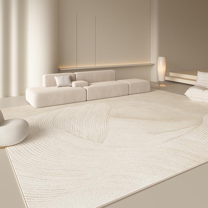 Japanese Minimalist Rugs Fluffy Soft Plush Floor Mat Thicken Non-slip Lounge Carpet for Living Room Bedroom Decor
