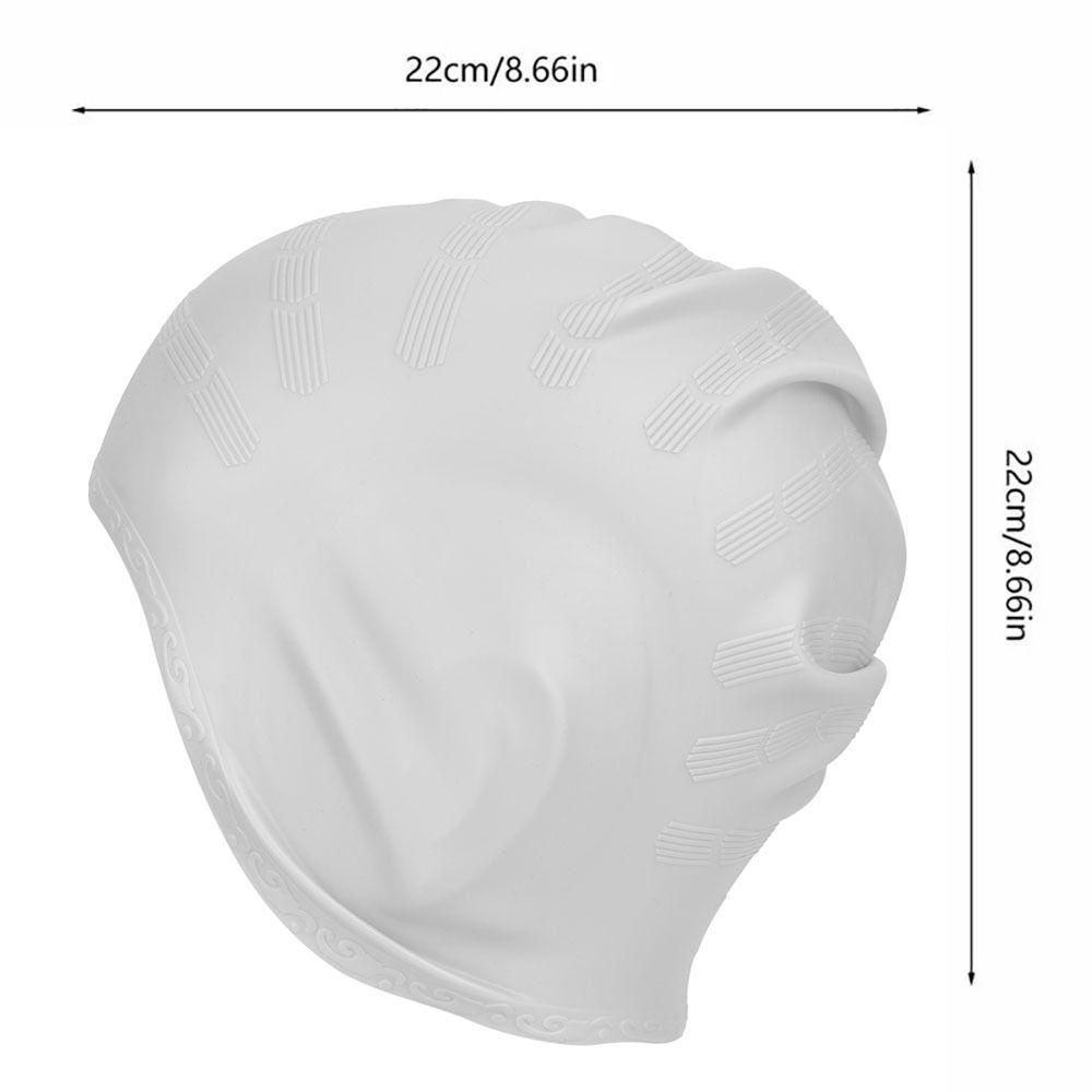 Silicone Material Swimming Pool Cap Comfortable Fit Sports Swim Hat  Swimming Pool
