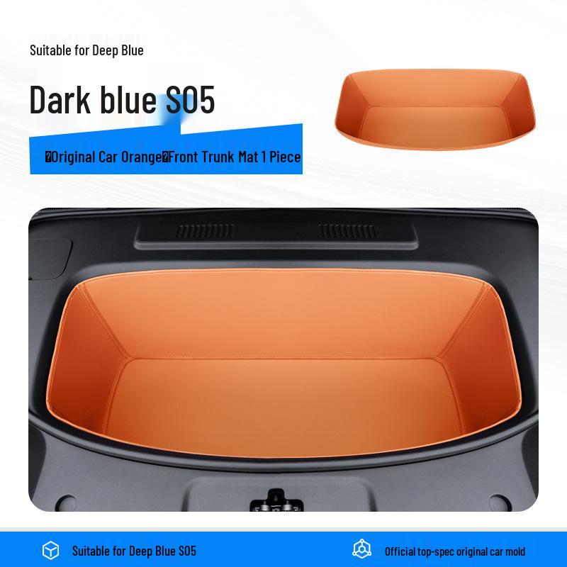 Tiefblau S05 Kofferraummatte & Aufbewahrungsbox für Auto-Innenraum-Modifikation