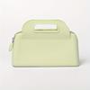 Silicone Cosmetic Bag for Women Portable Storage Bag Zipper Closure Handbag Travel Toiletries Organizer Makeup Bag Hand-held
