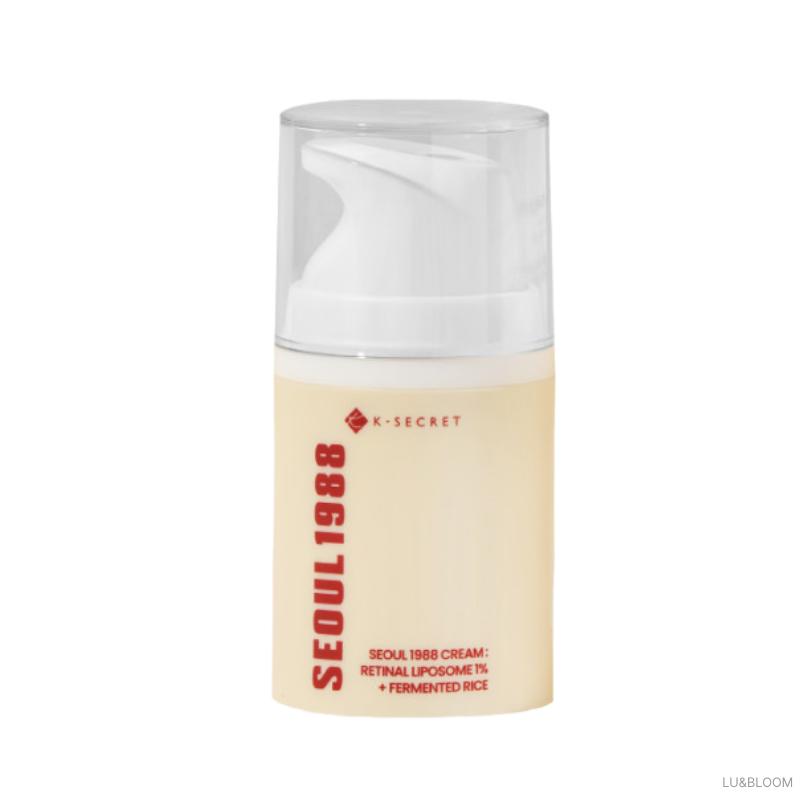 K-SECRET SEOUL 1988 Cream: Retinal Liposome 1% + Fermented Rice 50ml (+Free gift)