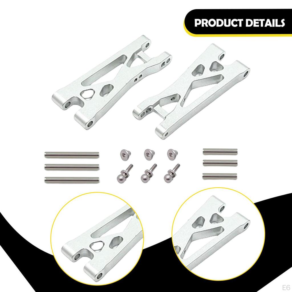 2 Improved Rear Lower Swing Arms Made of Aluminum Alloy for RC Car 244016 1:24 Scale