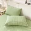 100% Cotton 2pcs Pillowcase 48x74cm Grid Printed Pillowcase Cover for Home Simple Style Cotton Pillow Cover