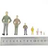Architectural Sand Table Model Figures: Colored Miniature People & Railway Workers