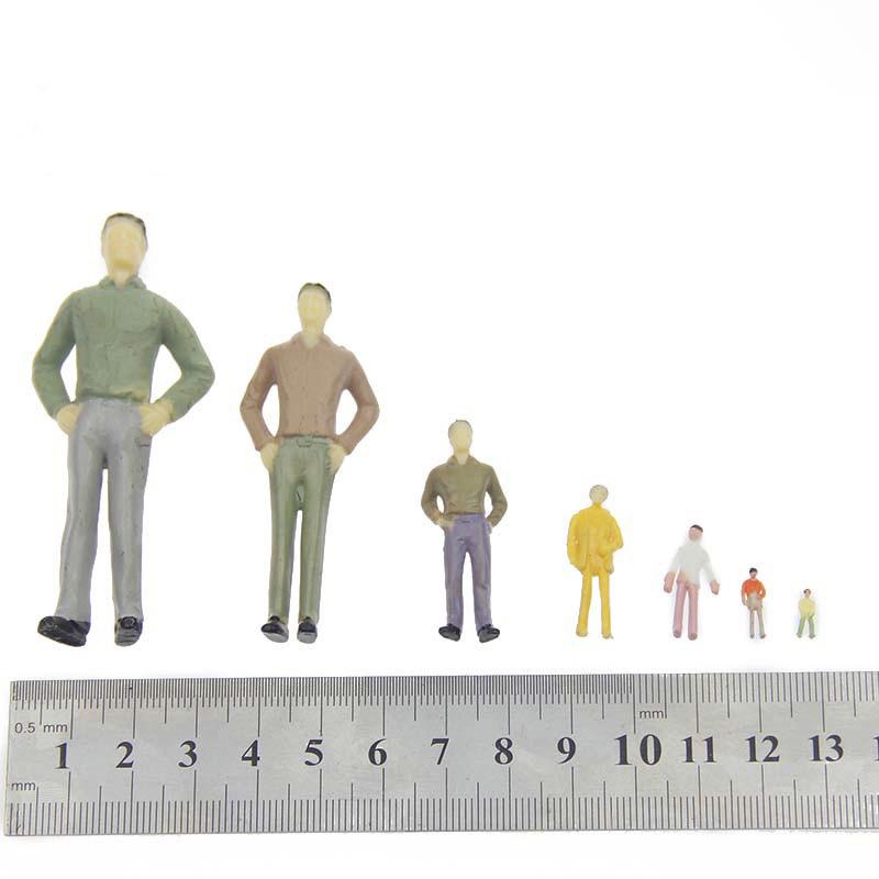 Architectural Sand Table Model Figures: Colored Miniature People & Railway Workers