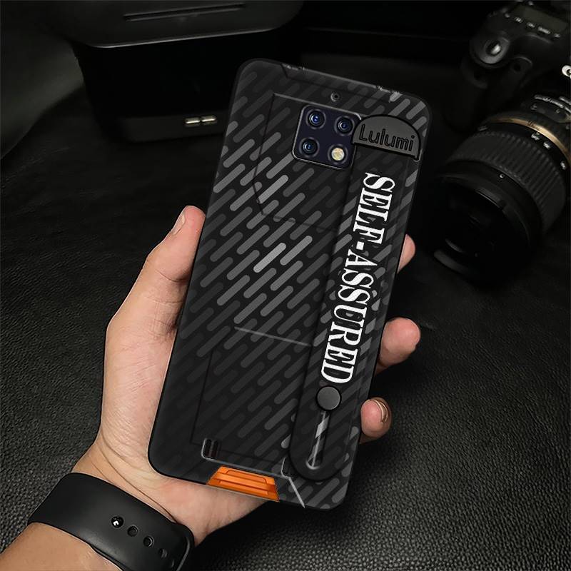 Commerce Masculine Phone Case For Oukitel WP6 Protective Wristband Geometry Waterproof Back Cover Anti-dust Silicone
