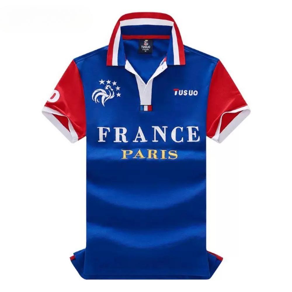 ZYLLO Pánské polo tričko Výšivka Prošívání Barevný kontrast Klasická móda Polokošile s límečkem Čistá bavlna