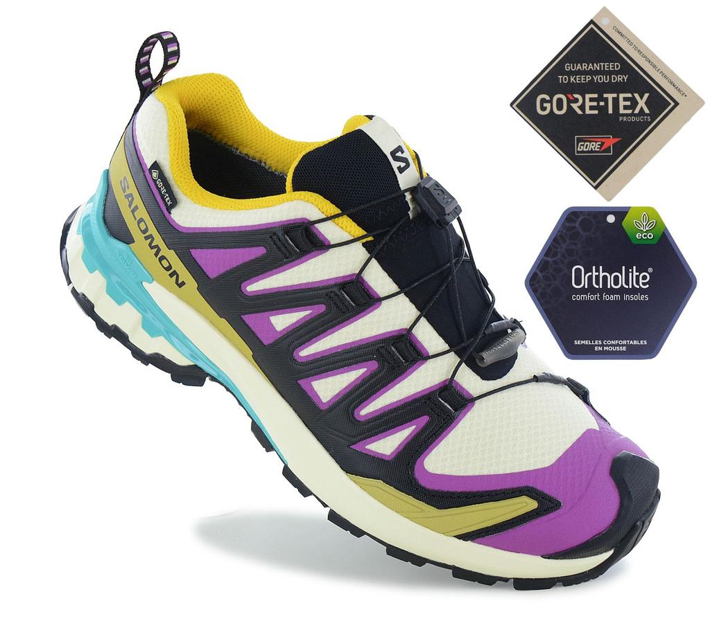 Salomon XA PRO 3D V9 GTX W - GORE-TEX - Damen Wanderschuhe Trail-Running Schuhe 478822 ORIGINAL