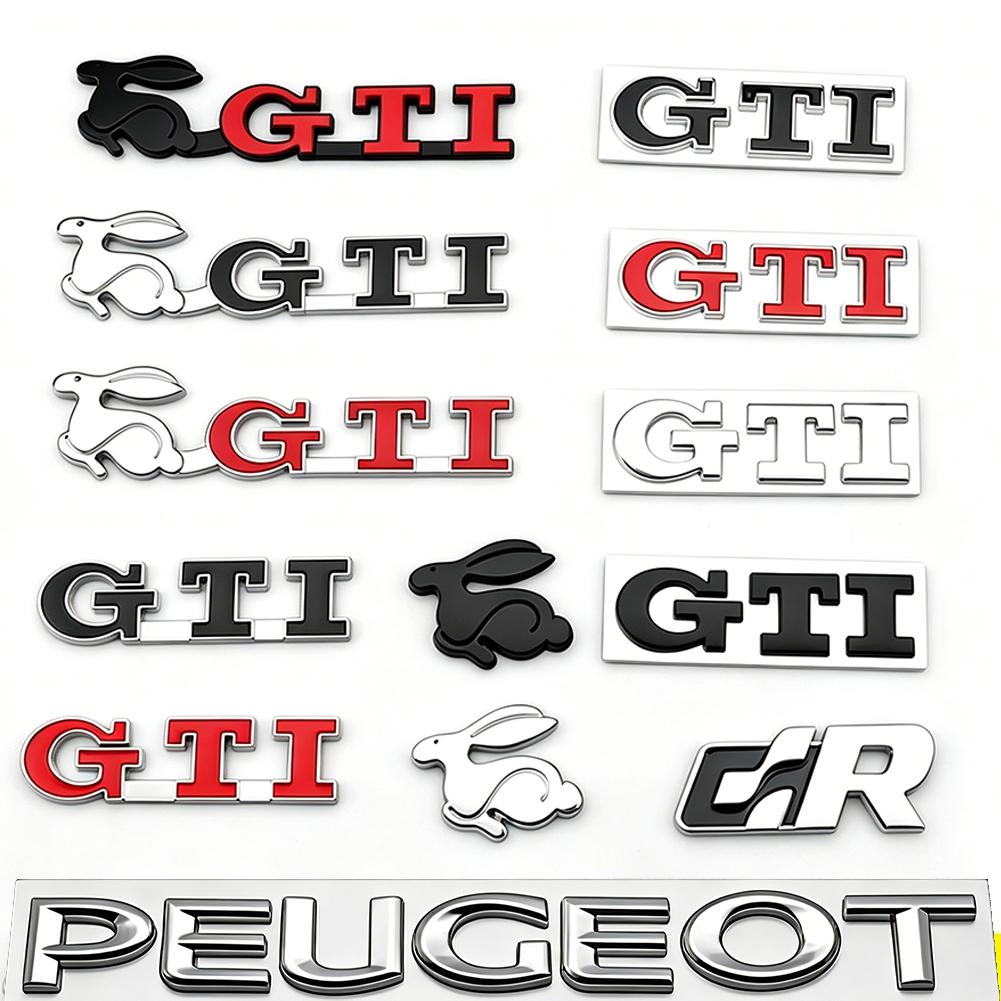 EPYFH1 3D Metal Rear Trunk Car Emblem Badge Decals Auto Sticker For VW Golf T‑Roc Tiguan Polo Passat T‑Cross Taigo ID.4 ID.7 MK7 MK8