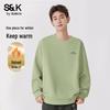 Baleno Men's Fleece-Lined Crewneck Sweatshirt