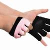 1 Paire Gants de Fitness Épaissis Perméables à la Sueur Anti-callosités Antidérapants Résistants à la Friction Quatre Doigts Gants d'Entraînement d'Haltérophilie Fourniture d'Extérieur